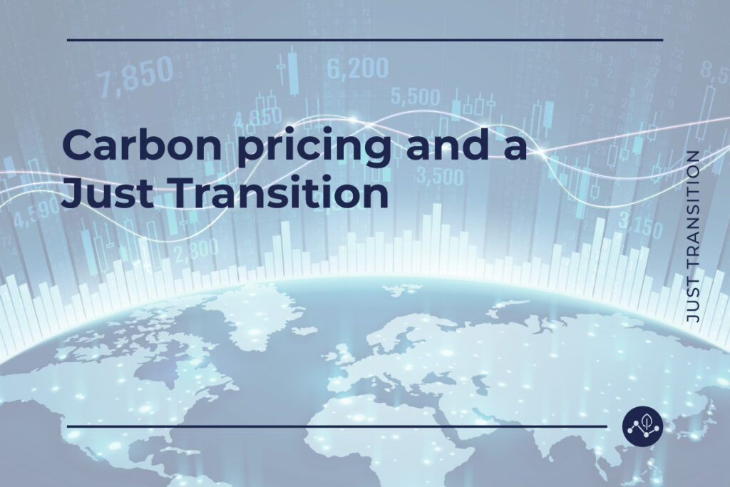 carbon pricing and a just transtition