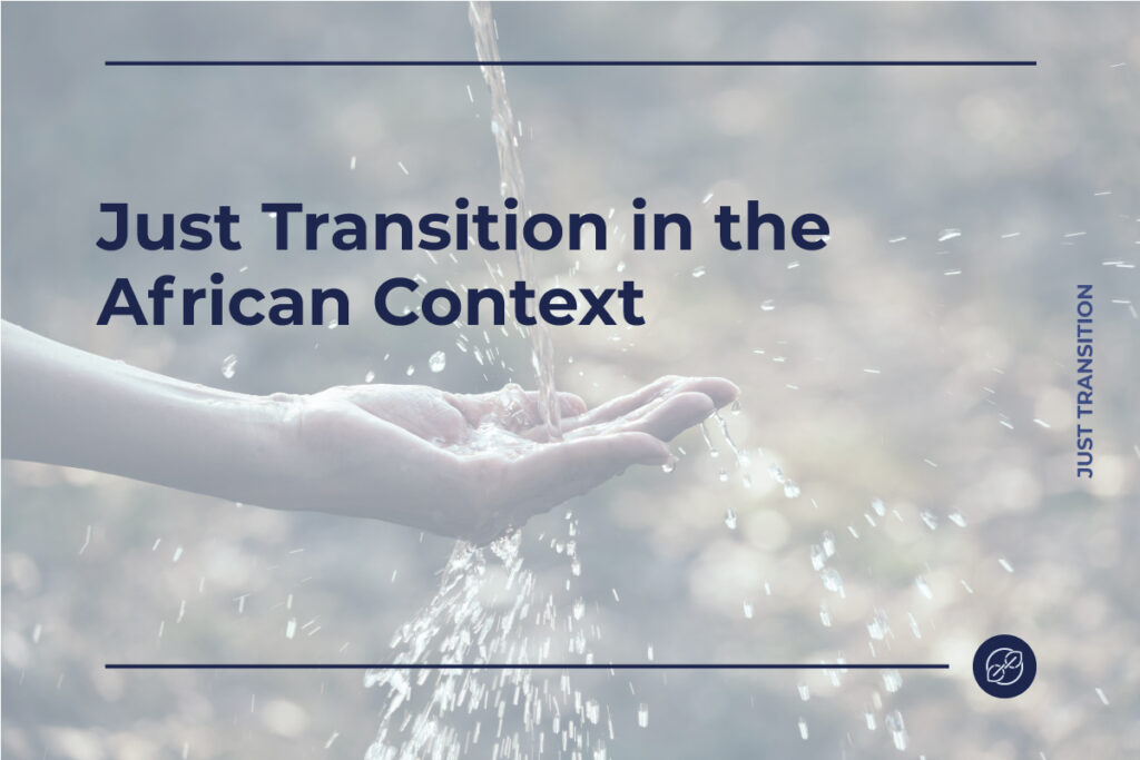 Just transition in the African Context