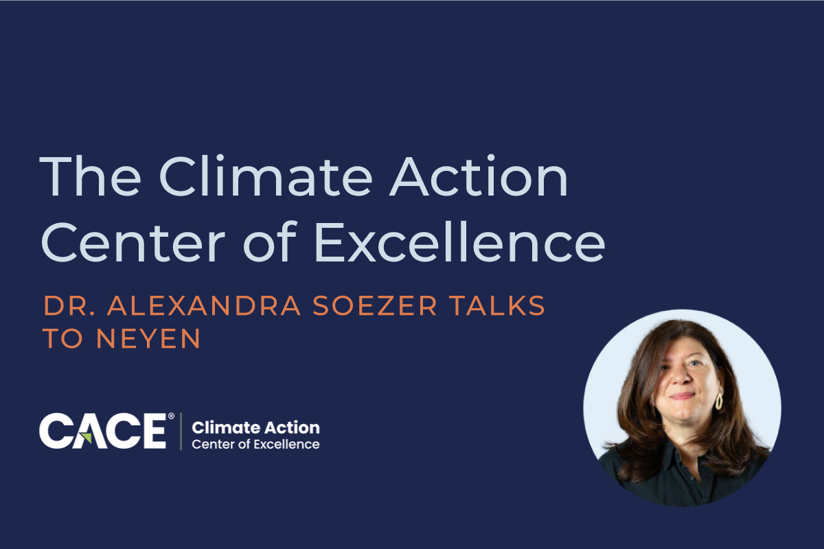 The Climate Action Center of Excellence interview with Alexandra Soezer
