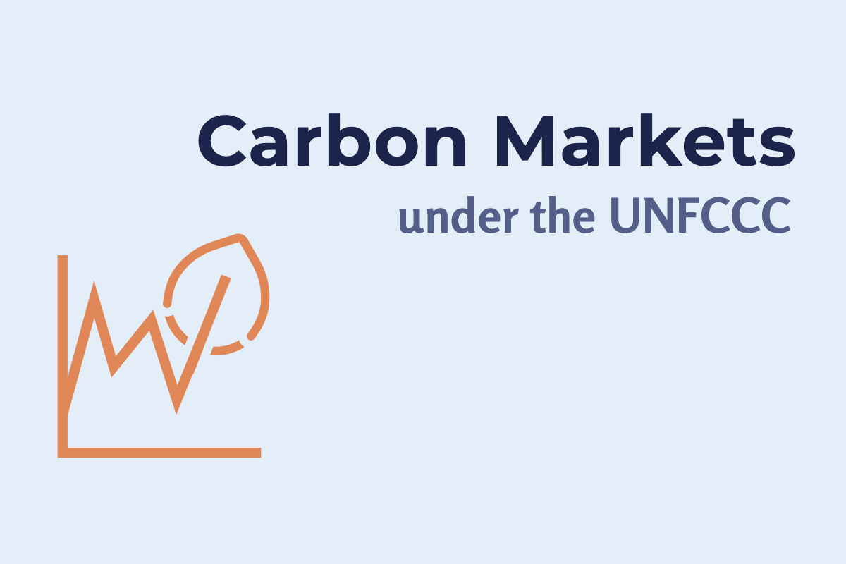 Carbon Markets under the UNFCCC