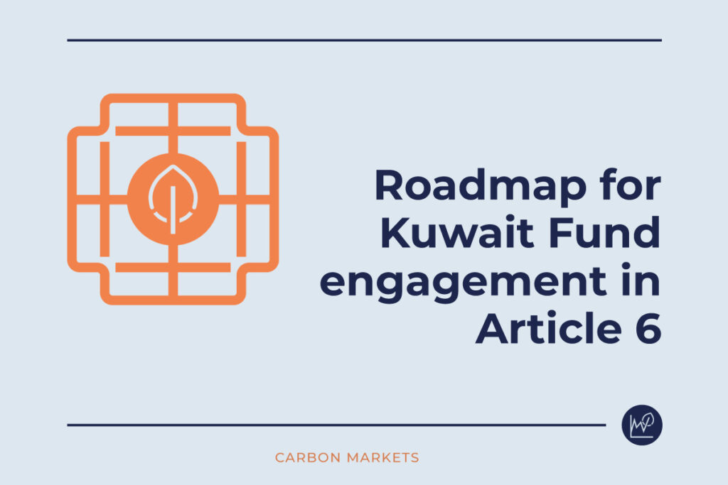 Peta jalan untuk keterlibatan Kuwait Fund dalam Artikel 6