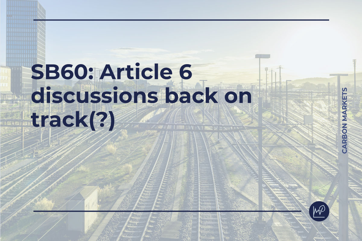 SB60: Articl 6 discussions back on track?