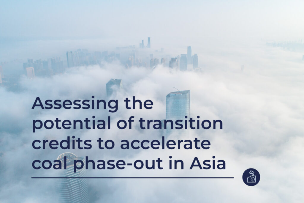 Assessment of the potential of transition credits to accelerate coal phase-out in Asia